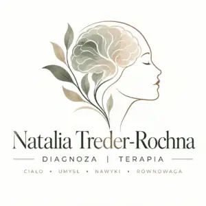 Natalia Treder-Rochna — Diagnoza i terapia. Oryginalne logo.